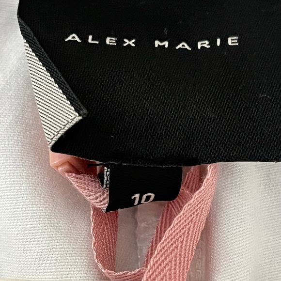 Alex Marie Meryl Ivory Denim Trousers Pants - Picture 7 of 11